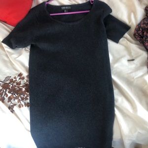 Gray Forever 21 Bodycon Dress